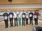 Pori Open 2025 avoimen finaalin parhaat Timo Alho, Lauri Nenonen, Jarno Lahti, Aatu Tapanimäki, Juho Vuoppola, Samu Valaranta, Tony Ranta ja Leevi Saikkala