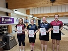 Pori Open 2025 naisten finaalin parhaat Stella Lökfors, Ani Juntunen, Peppi Konsteri ja Tiiamari Laukkanen