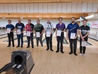 Pori Open 2022 parhaat vasemmalta Simon Tissarinen, Jesse Kallio, Juho Rissanen, Niko Oksanen, Samu Valaranta, Jesse Ahokas, Klaus Hietarinne ja Patrik Päiviö
